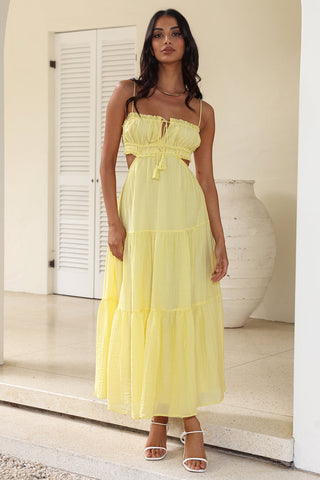 Martha Maxi Dress Yellow