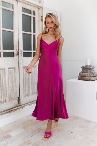 Sorella Maxi Dress Fuchsia