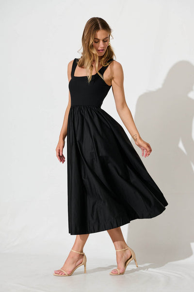 Mikaela Maxi Dress Black