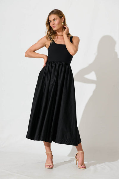 Mikaela Maxi Dress Black